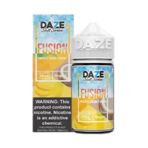 7 Daze Fusion Salts – Pineapple Coconut Banana ICED