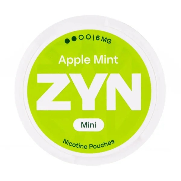 Apple Mint Mini Medium Nicotine Pouches by Zyn