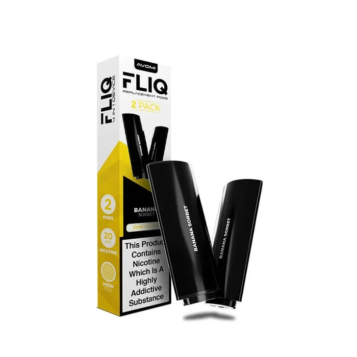 Avomi FLIQ Prefilled Vape Pods – Banana Sorbet
