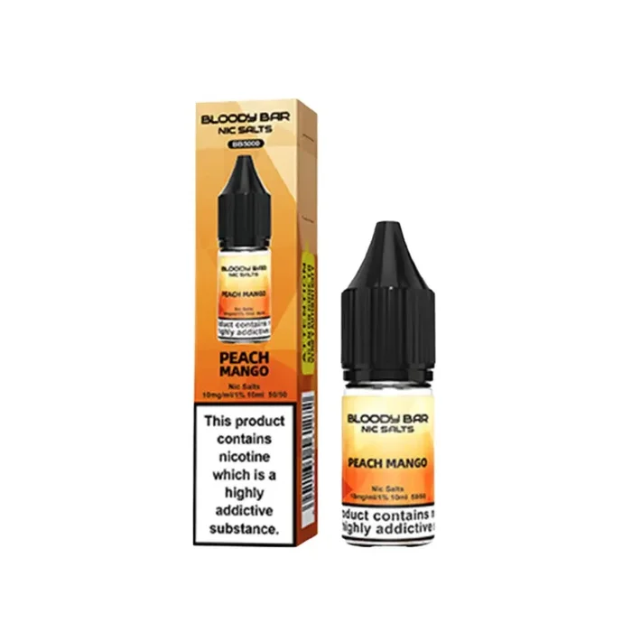 Bloody Bar Peach Mango 10ml Nic Salt E-liquid