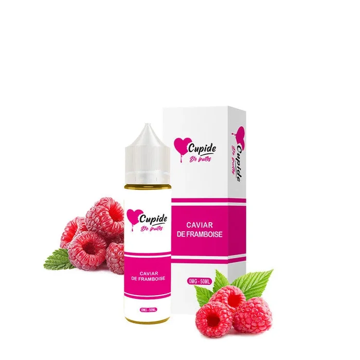 ? Caviar de Framboise – Cupide | E-liquide framboise – 50 ml sans nicotine