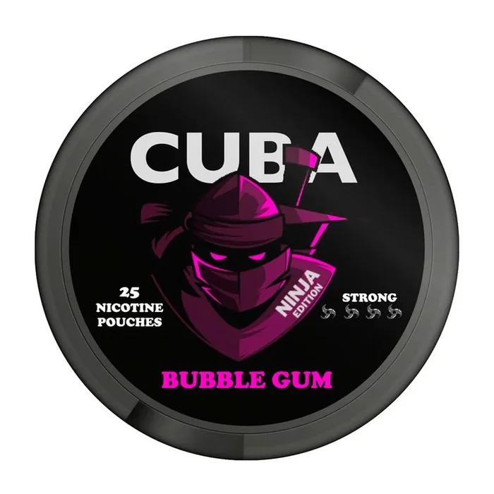 CUBA Ninja Bubble Gum Nicotine Pouches – UK