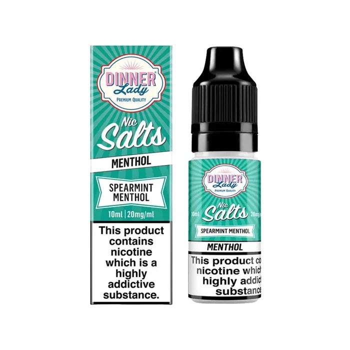 Dinner Lady Spearmint Menthol 10ml Nic Salt