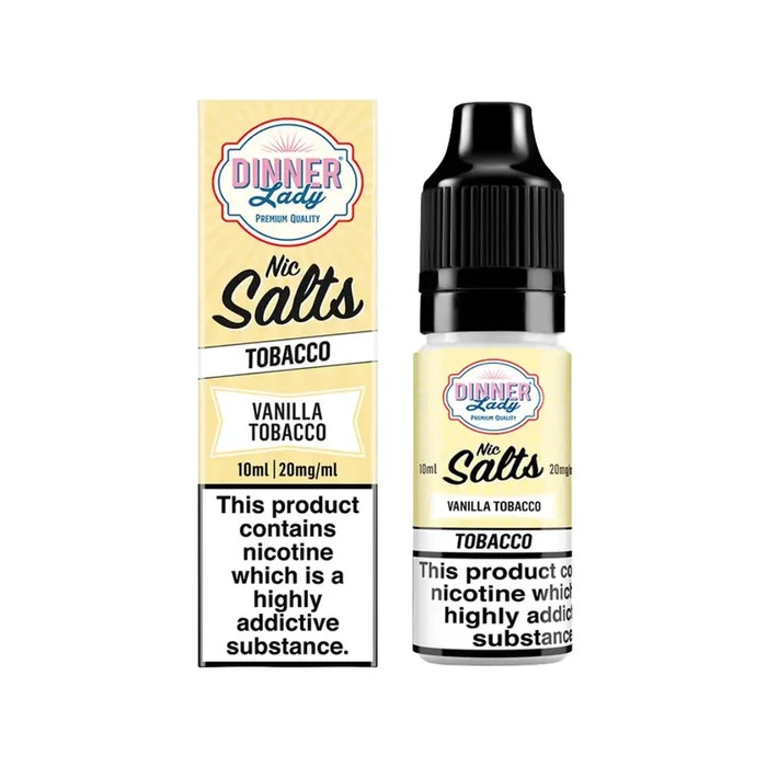 Dinner Lady Vanilla Tobacco 10ml Nic Salt
