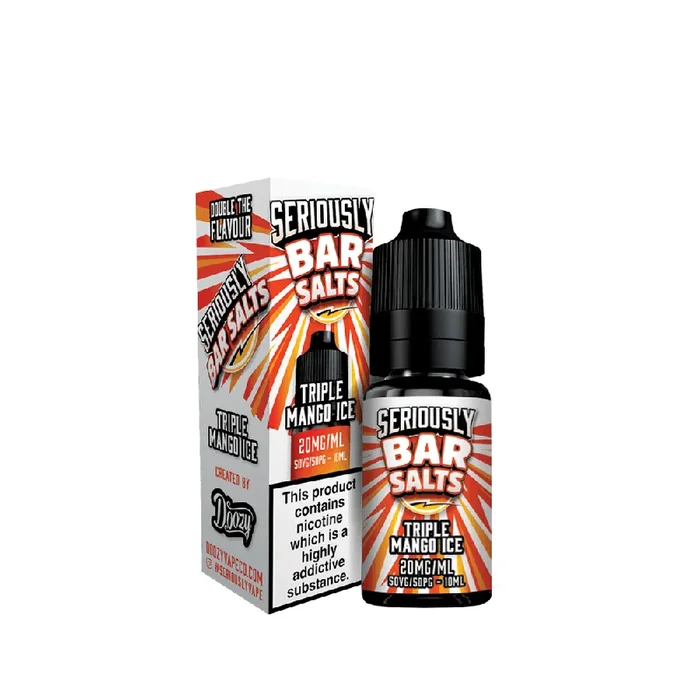 Doozy Seriously Bar Triple Mango Ice 10ml Nic Salt