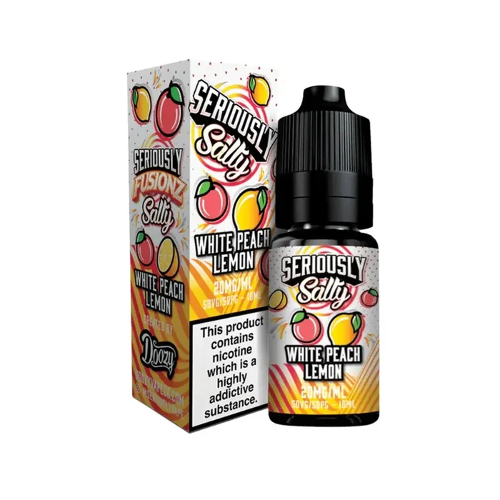 Doozy Seriously Fusionz White Peach Lemon 10ml Nic Salt