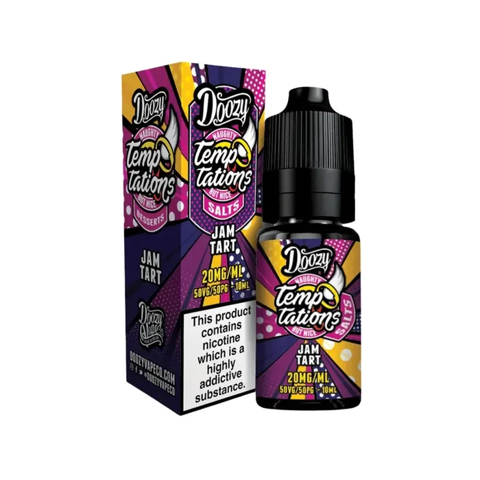 Doozy Vape Temptations Jam Tart Nic Salt 10ml