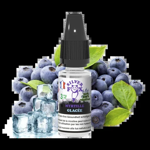 ? E-liquide Silver Fox Myrtille 10 ml / NS