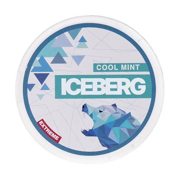 Extreme Cool Mint Nicotine Pouches by Iceberg
