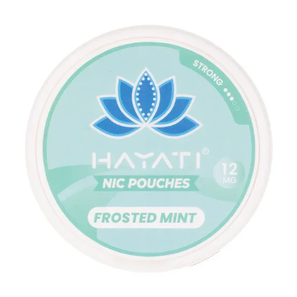 Frosted Mint Nicotine Pouches by Hayati