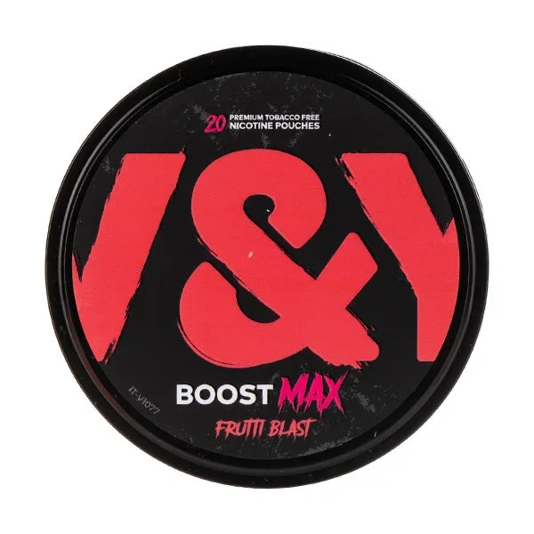 Frutti Blast Boost Max Nicotine Pouches by V&YOU