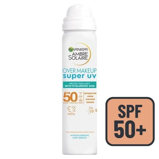 Garnier Ambre Solaire Over Makeup Super UV Protection Mist SPF50 75ml