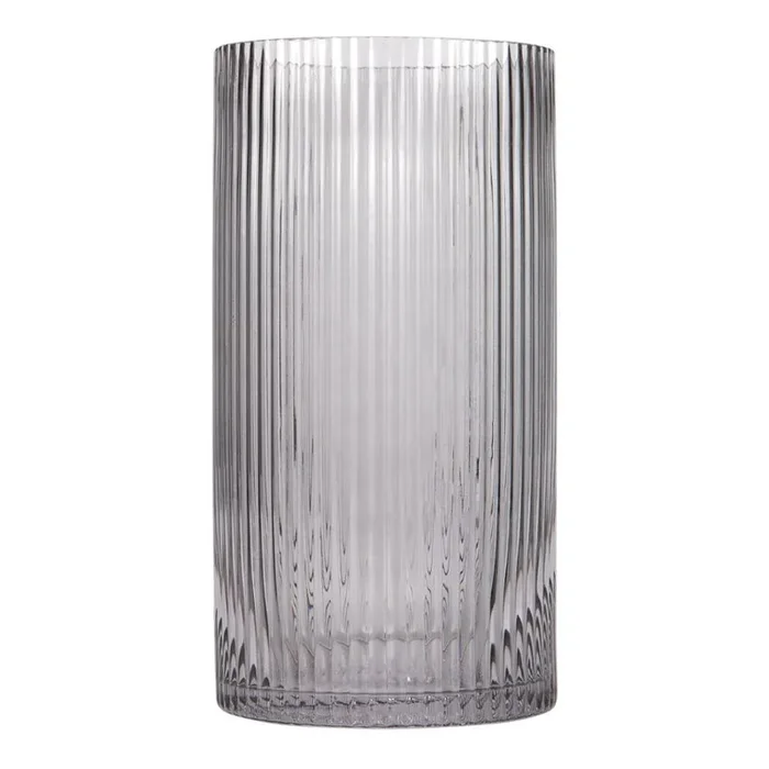 George Home Ribbed Glass Vase