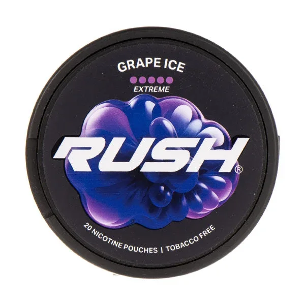 Grape Ice Extreme Nicotine Pouches by Rush