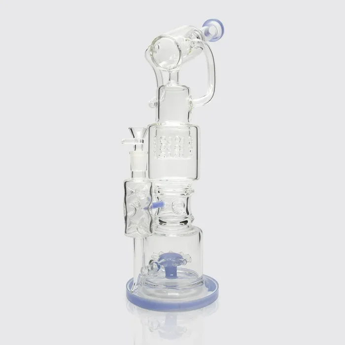 Hubble Periscope Glass Bong – Light Blue