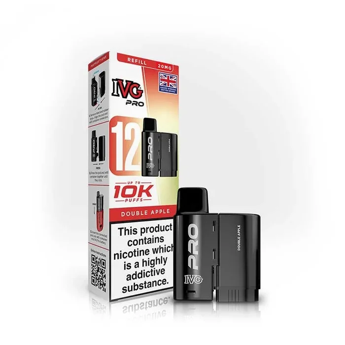 IVG Pro 12 Double Apple Prefilled Vape Pod + Refill