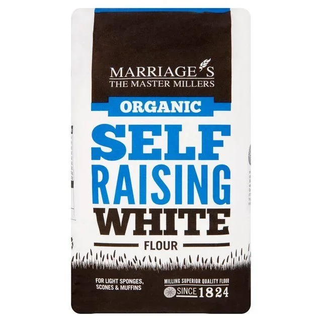 Marriage&rsquo;s Organic Self Raising White Flour 1kg