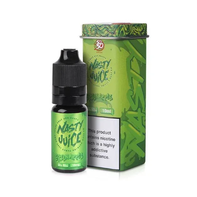 Nasty Juice 10ml E-Liquid – Green Ape – Green Apple 50/50