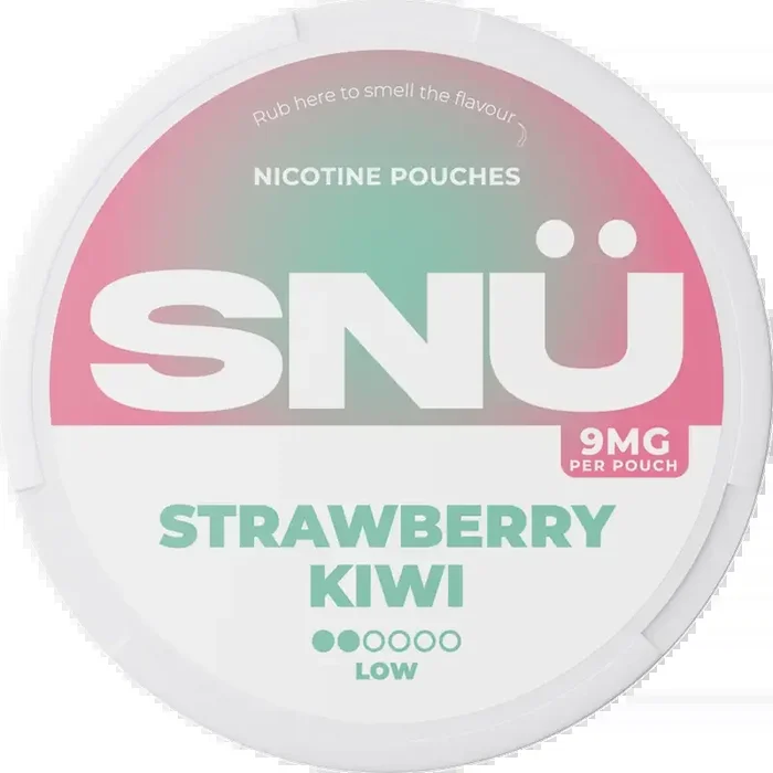SNÜ Strawberry Kiwi Nicotine Pouches By Bar Juice
