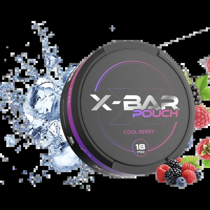 Snus x-bar Pouch Crystal Mint 18mg