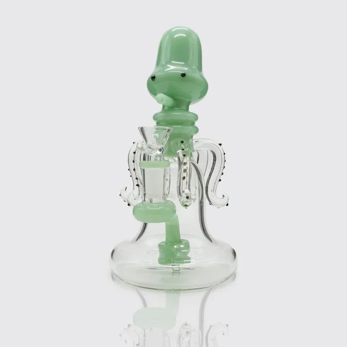 Squid-Speriment Glass Bong – Green