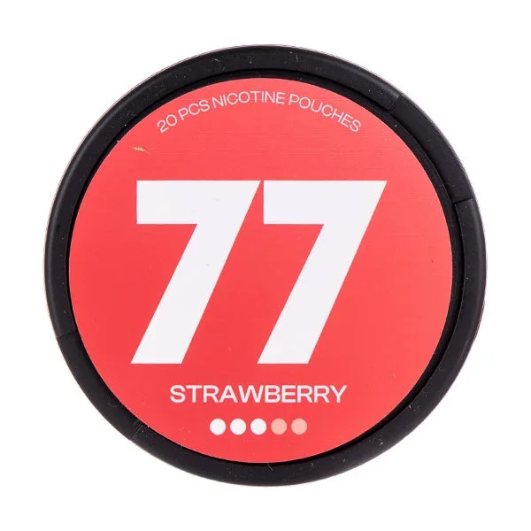 Strawberry Nicotine Pouches by 77