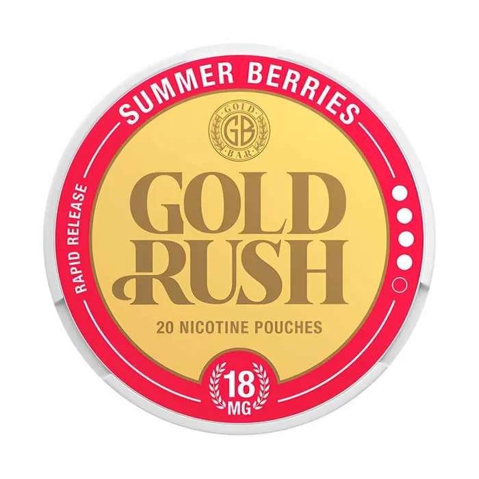 Summer Berries Gold Bar Gold Rush Nicotine Pouches