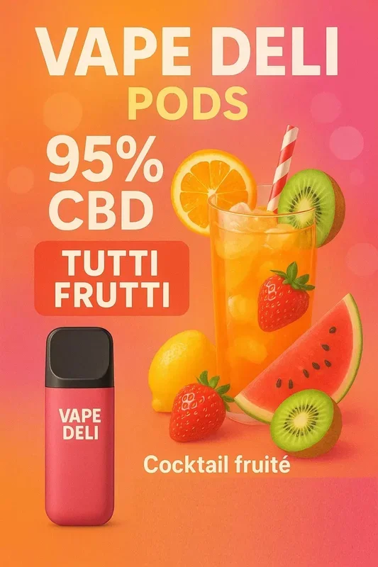 Vape CBD Tutti Fruiti 95% CBD ??