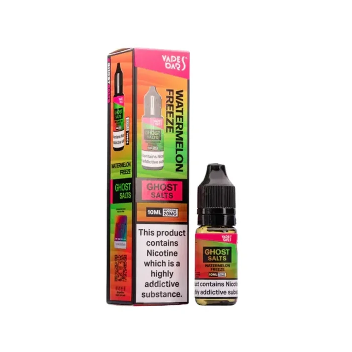 Vapes Bars Ghost Watermelon Freeze 10ml Nic Salt E-liquid