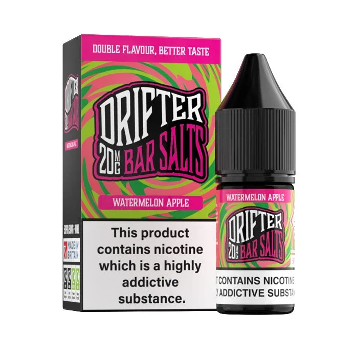 Watermelon Apple Nic Salt E-Liquid by Drifter Bar Series