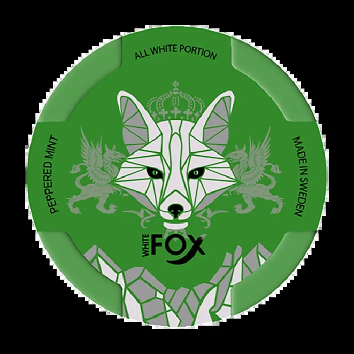 White Fox Snus – Peppered Mint – 12mg/pouch