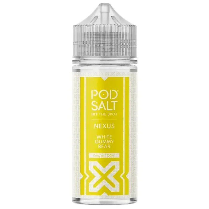 White Gummy Bear 100ml Shortfill By Pod Salt Nexus