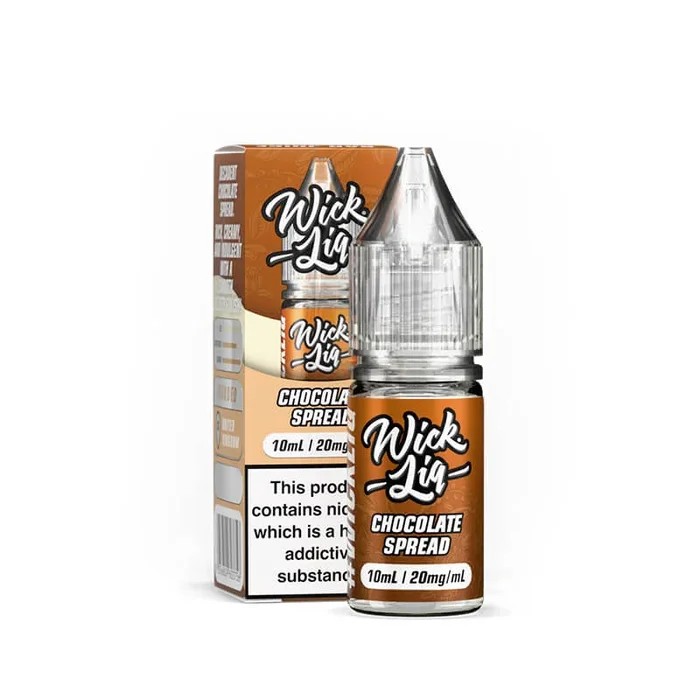 Wick Liq Bar Juice Chocolate Spread 10ml Nic Salts E-Liquid
