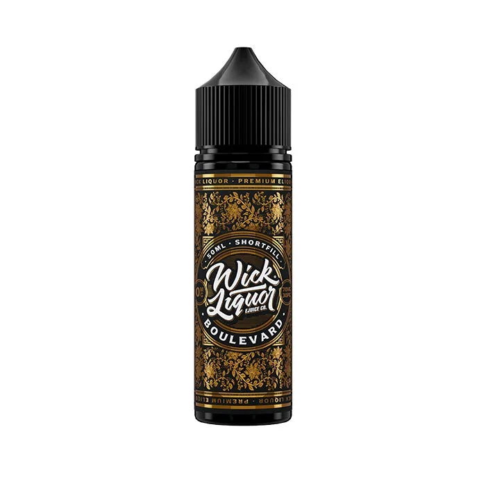 Wick Liquor – Boulevard Big Block 50ml Shortfill E-Liquid