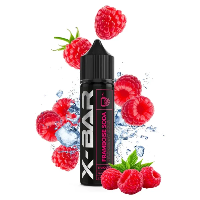 X-BAR E-liquid 50ml Raspberry Soda