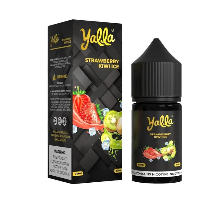 Yalla Fusion Series Strawberry Kiwi Ice 30ml Best Price in Pakistan