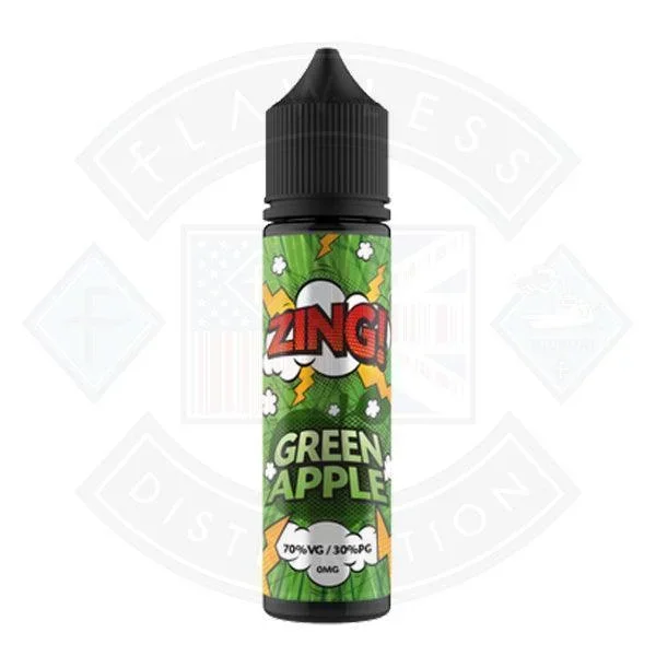 Zing! Green Apple 0mg 50ml Shortfill