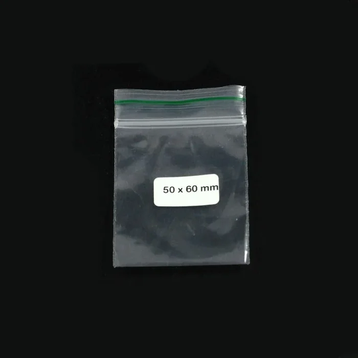 Ziplock Zak 50x60mm 0,06mm 1000 stuks