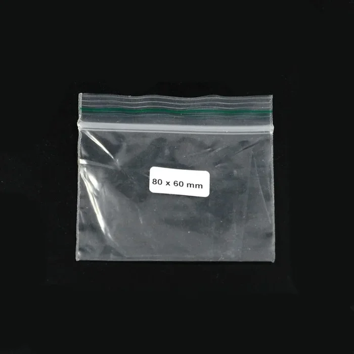 Ziplock Zak 80x60mm 0,07mm 1000 stuks