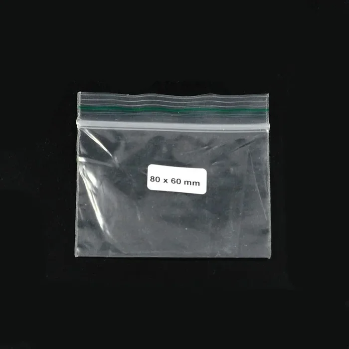Ziplock Zak 80x60mm 0,09mm 1000 stuks