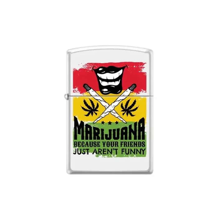 Zippo Lighter – Leaf Marijuana Mouth