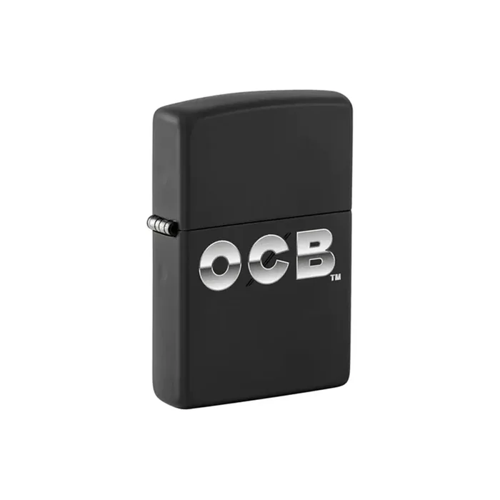 Zippo Lighter – OCB Regular Black Matte Metallic